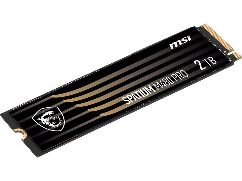 MSI SSD SPATIUM M480 PRO PCIe 4.0 NVMe M.2 2TB Internal Solid State Drive (SSD)