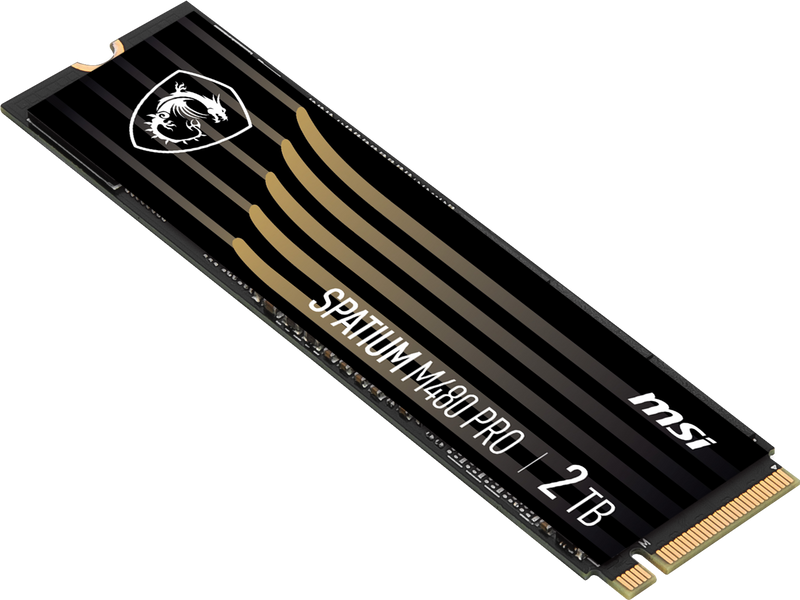 MSI SSD SPATIUM M480 PRO PCIe 4.0 NVMe M.2 2TB Internal Solid State Drive (SSD)