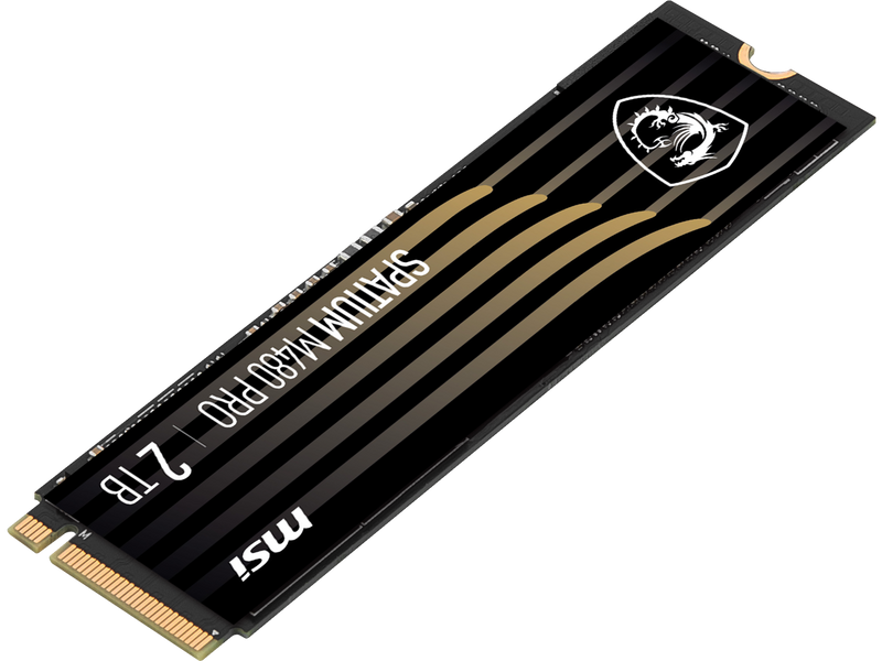 MSI SSD SPATIUM M480 PRO PCIe 4.0 NVMe M.2 2TB Internal Solid State Drive (SSD)