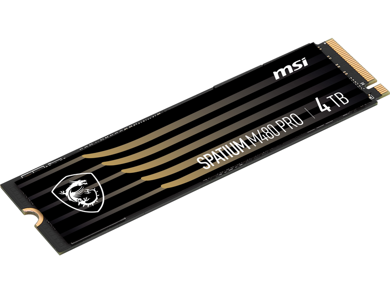 MSI SSD SPATIUM M480 PRO PCIe 4.0 NVMe M.2 4TB Internal Solid State Drive (SSD)