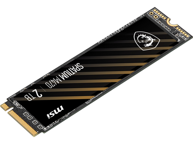 MSI SPATIUM M470 PRO PCIe 4.0 NVMe M.2 2280 2TB PCI-Express 4.0 x4 3D NAND