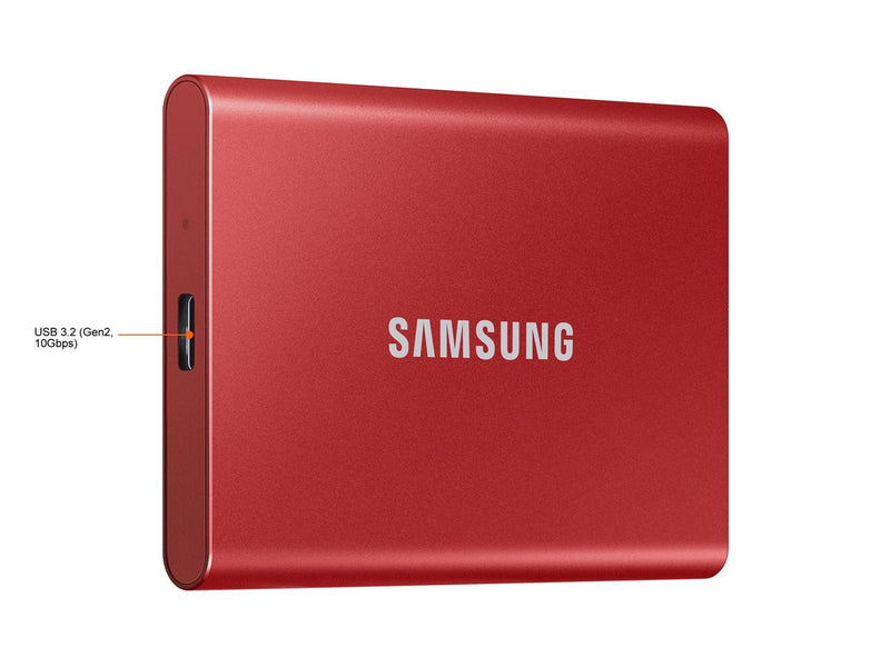 SAMSUNG T7 Portable SSD 1TB - Up to 1050MB/s - USB 3.2 External Solid