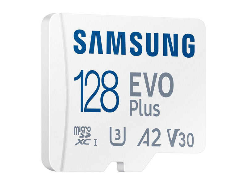 SAMSUNG EVO Plus 128GB microSDXC Flash Card w/ Adapter Model MB-MC128KA/AM