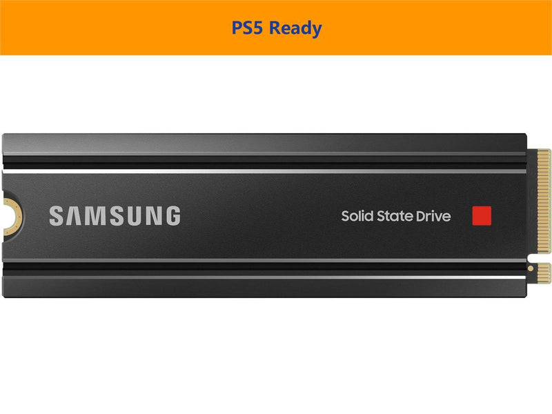 SAMSUNG 980 PRO SSD with Heatsink 1TB PCIe Gen 4 NVMe M.2 Internal Solid