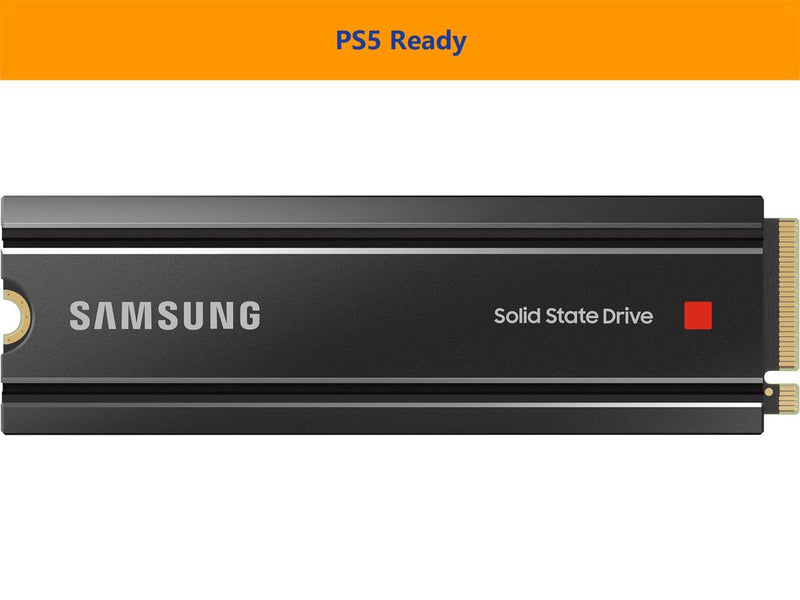 SAMSUNG 980 PRO SSD with Heatsink 2TB PCIe Gen 4 NVMe M.2 Internal Solid