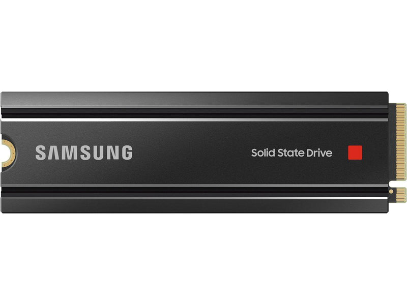 SAMSUNG 980 PRO SSD with Heatsink 2TB PCIe Gen 4 NVMe M.2 Internal Solid