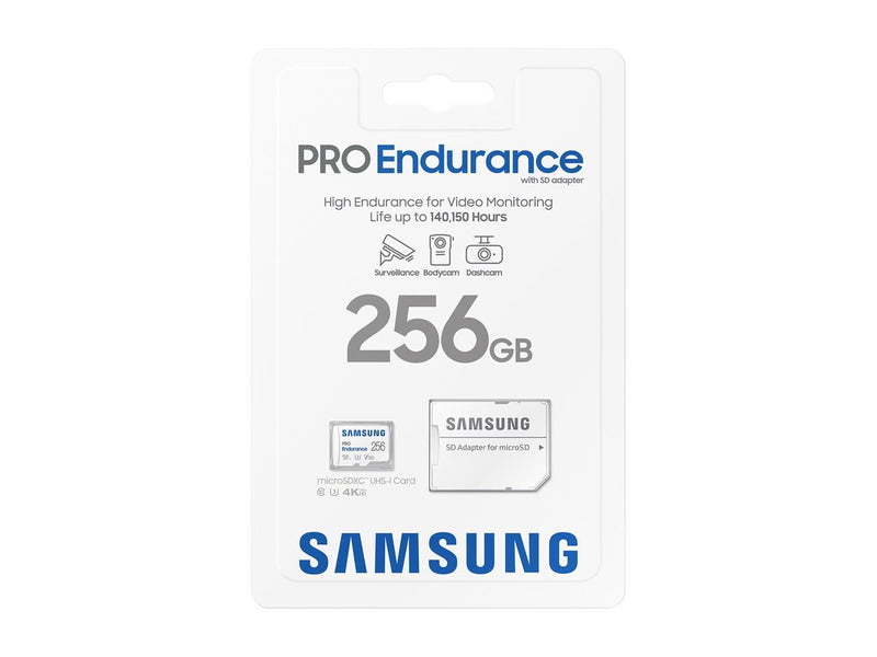 SAMSUNG PRO Endurance 256GB microSDXC Flash Card Model MB-MJ256KA/AM