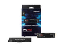 SAMSUNG SSD 990 PRO 1TB, PCIe 4.0 M.2 2280, Seq. Read Speeds Up-to 7,450MB/s