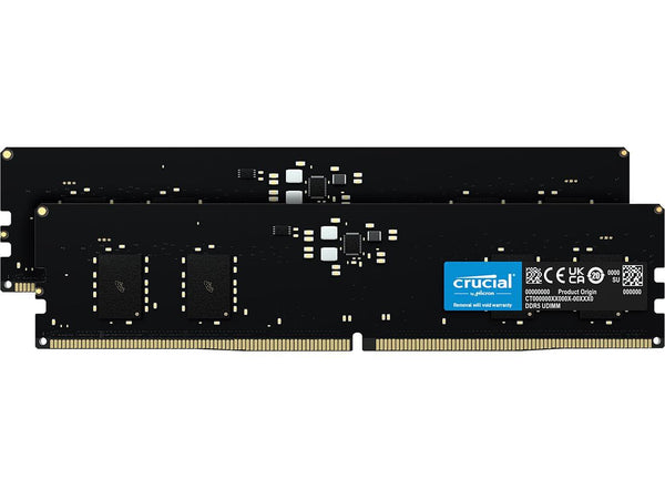 Crucial 16GB (2 x 8GB) DDR5 4800 (PC5 38400) Desktop Memory Model CT2K8G48C40U5