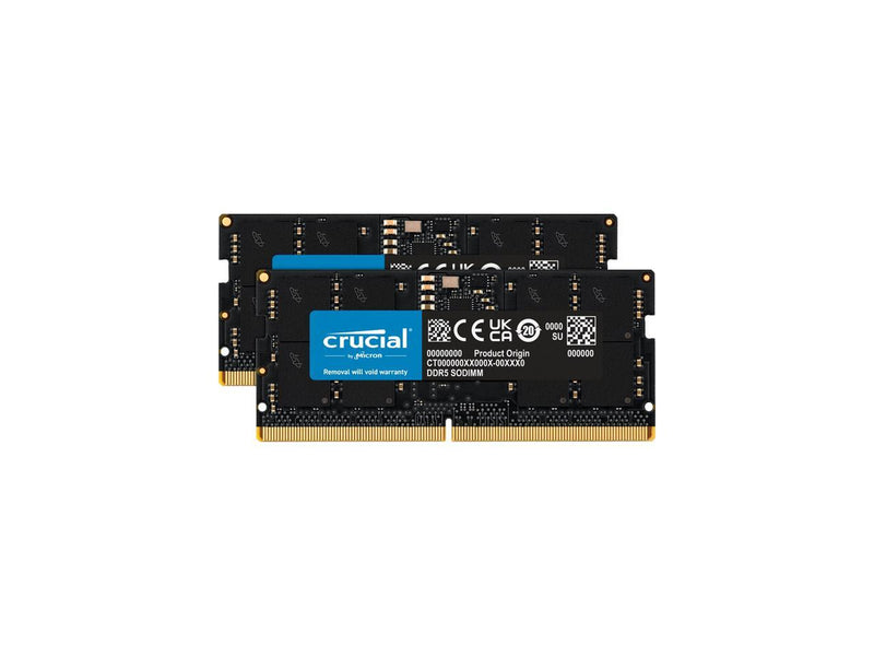 Crucial Classic 24GB (2 x 12GB) 262-Pin DDR5 SO-DIMM DDR5 5600 (PC5 44800)