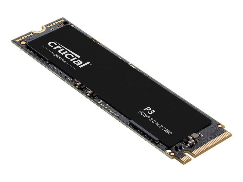 Crucial P3 500GB PCIe 3.0 3D NAND NVMe M.2 SSD, up to 3500MB/s