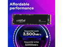 Crucial P3 500GB PCIe 3.0 3D NAND NVMe M.2 SSD, up to 3500MB/s - CT500P3SSD8