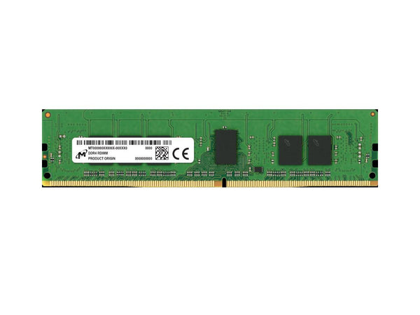 Micron 16GB Server Workstation Memory - DDR4 3200MHz - RDIMM - Registered - 1Rx8