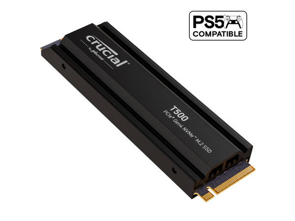 Crucial T500 M.2 2280 4TB PCIe 4.0 NVMe 3D NAND TLC Internal Solid State Drive