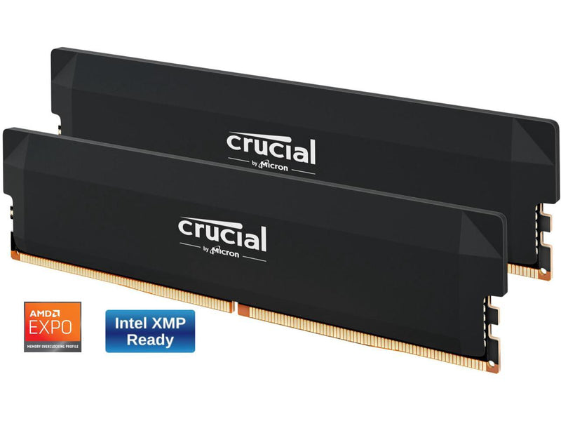 Crucial Pro Overclocking 32GB (2 x 16GB) DDR5 6000 (PC5 48000) Desktop Memory