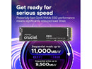 Crucial P510 1TB Gen5 NVMe SSD, Up to 11,000 MB/s, PCIe 5.0 M.2 2280 SSD,