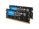 Crucial 64GB (2 x 32GB) 262-Pin DDR5 CSODIMM DDR5 6400 (PC5 51200) Laptop Memory