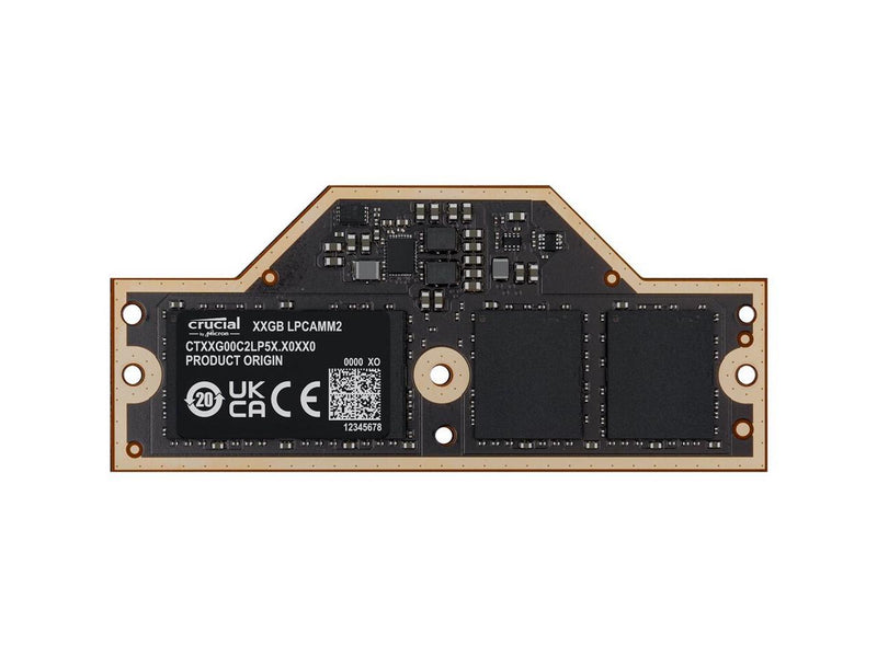 Crucial 32GB LPCAMM2 - 644pin LPDDR5X- 7500 Memory For Notebook -