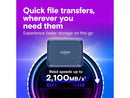 Crucial X10 4 TB Portable Solid State Drive - External - USB 3.2 Gen 2x2