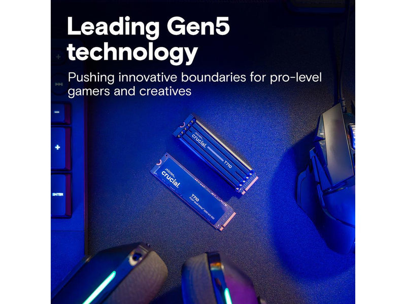 Crucial T710 M.2 2280 4TB PCI-Express 5.0 x4 TLC NAND² Internal Solid State