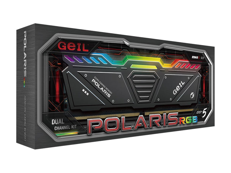 GeIL Polaris RGB SYNC 32GB (2 x 16GB) DDR5 5600 (PC5 44800) Desktop Memory Model