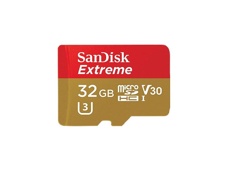 SanDisk Extreme 32GB microSDHC Flash Card with Adapter