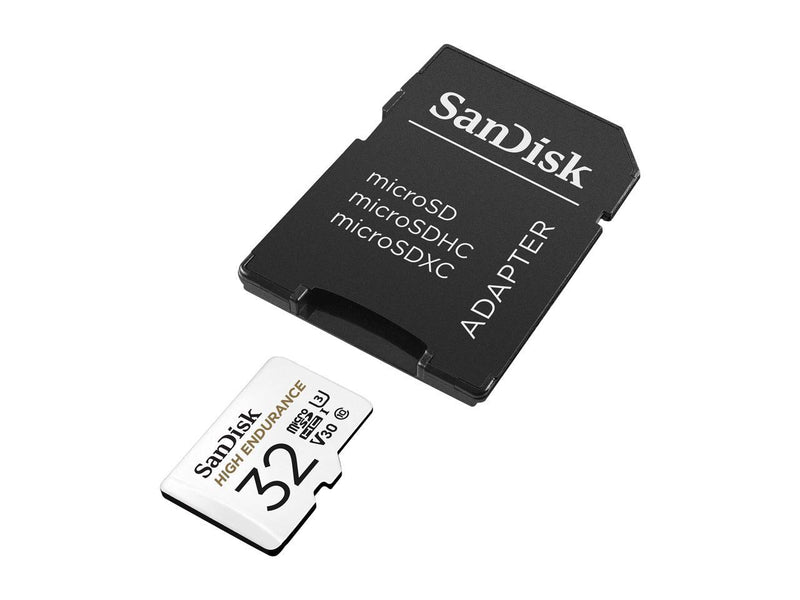 SanDisk 32GB High Endurance Video MicroSDHC Card with Adapter for Dash