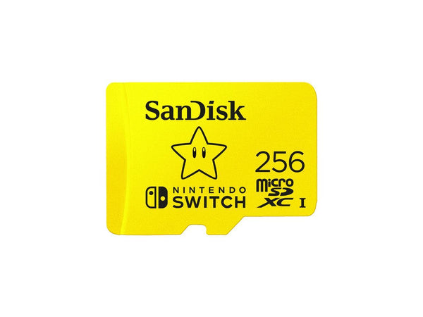 SanDisk 256GB microSDXC-Card, Licensed for Nintendo-Switch - SDSQXAO-256G-GNCZN