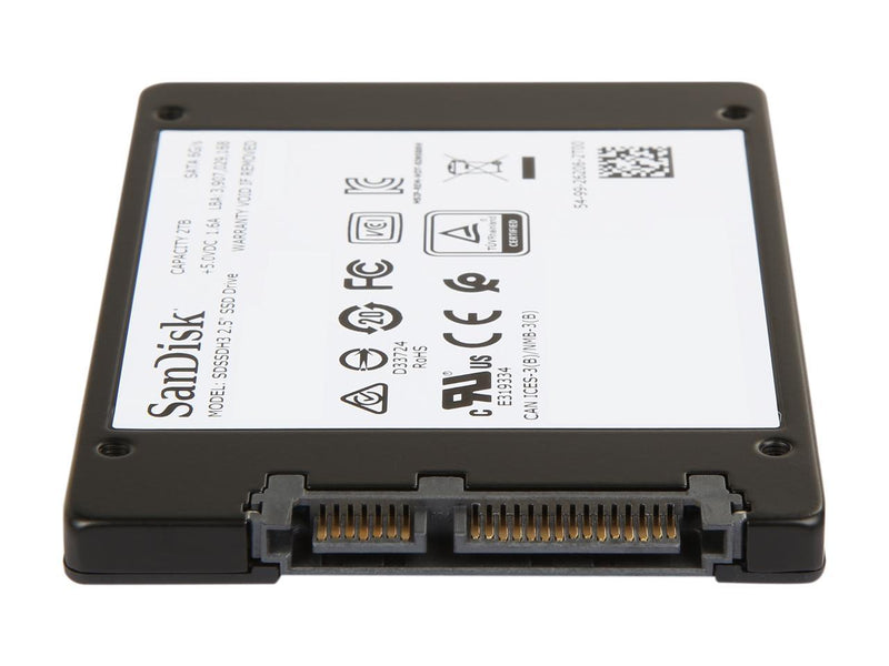 SanDisk Ultra 3D NAND 2TB Internal SSD - SATA III 6 Gb/s, 2.5"/7mm, Up