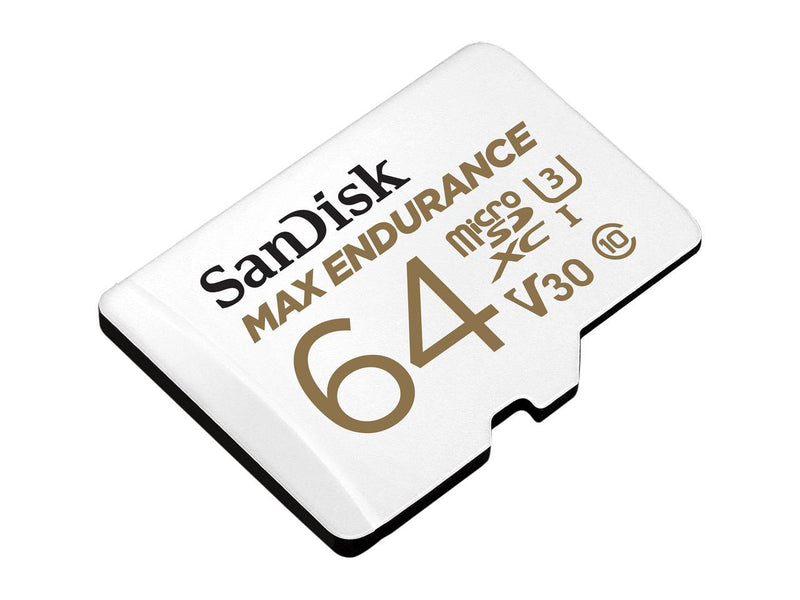 SanDisk 64GB MAX Endurance microSDXC Card with Adapter for Home Security