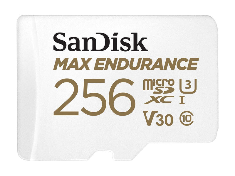 SanDisk 256GB MAX Endurance microSDXC Card with Adapter for Home Security