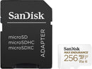 SanDisk 256GB MAX Endurance microSDXC Card with Adapter for Home Security