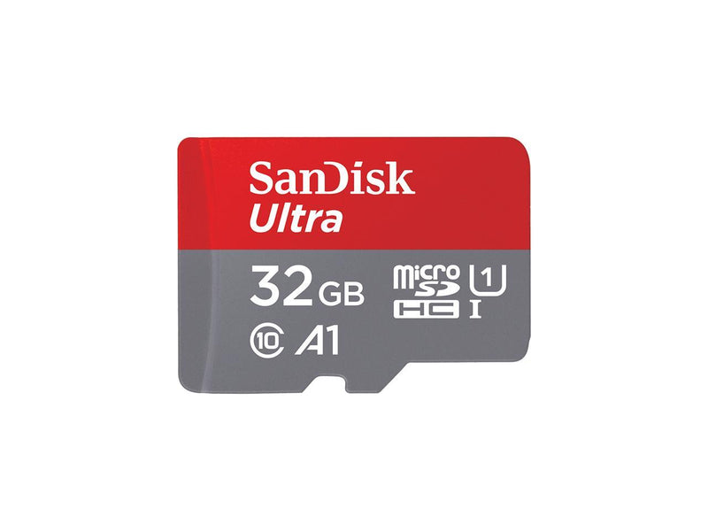 SanDisk 32GB Ultra microSDHC UHS-I Memory Card with Adapter - 120MB/s