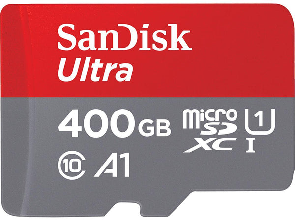 SanDisk 400GB Ultra microSDXC UHS-I Memory Card with Adapter - 120MB/s