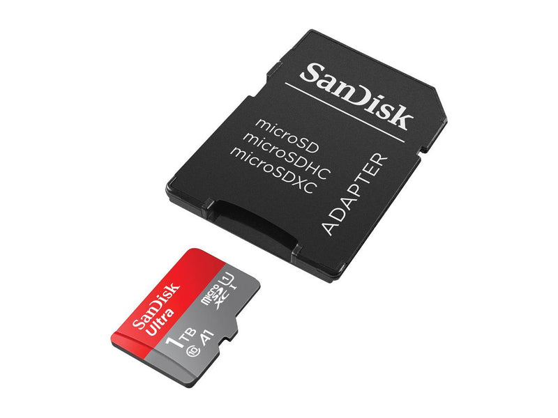 SanDisk 1TB Ultra microSDXC UHS-I Memory Card with Adapter - 120MB/s