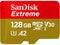 SanDisk 128GB Extreme microSDXC UHS-I/U3 A2 Micro SD Card with Adapter, Speed Up