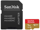 SanDisk 1TB Extreme microSDXC UHS-I/U3 A2 Memory Card with Adapter, Speed Up to