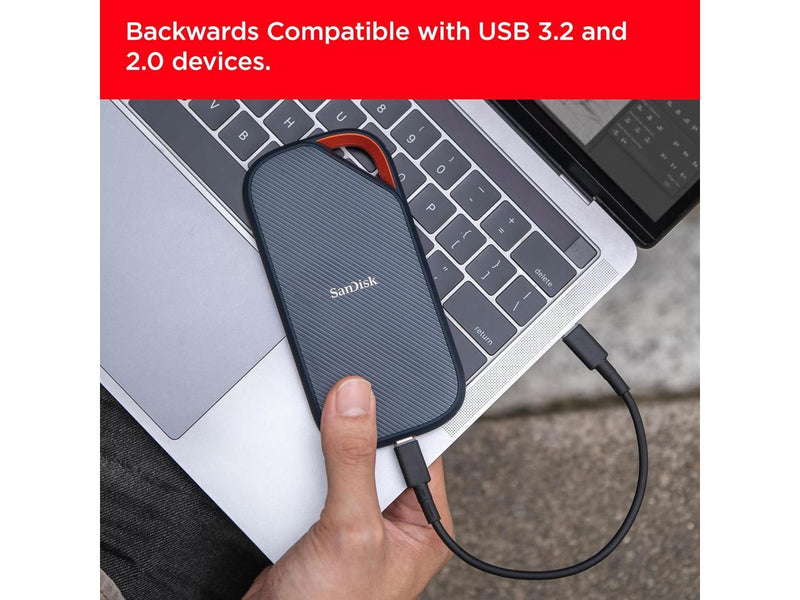 SanDisk Extreme PRO with USB4, 4TB, 40Gbps, up to 3800 MB/s read speed and up to