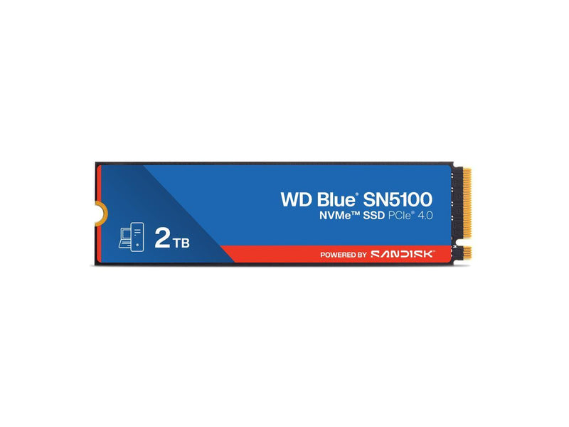 SanDisk WD Blue SN5100 M.2 2280 2TB PCI-Express 4.0 x4 3D NAND Internal Solid
