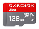 SanDisk Ultra 128GB MicroSD Memory Card Model SDSQUJQ-128G-GZ6MA