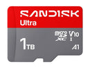SanDisk Ultra 1TB MicroSD Memory Card Model SDSQUJQ-1T00-GZ6MA