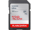 SANDISK 128GB Ultra SDHC UHS-I Card and SDXC UHS-I Card - Up to 195MB/s Read