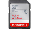 SANDISK 512GB Ultra SDHC UHS-I Card and SDXC UHS-I Card - Up to 195MB/s Read