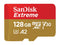 SanDisk 128GB Extreme microSDXC UHS-I Memory Card with Adapter - Up to