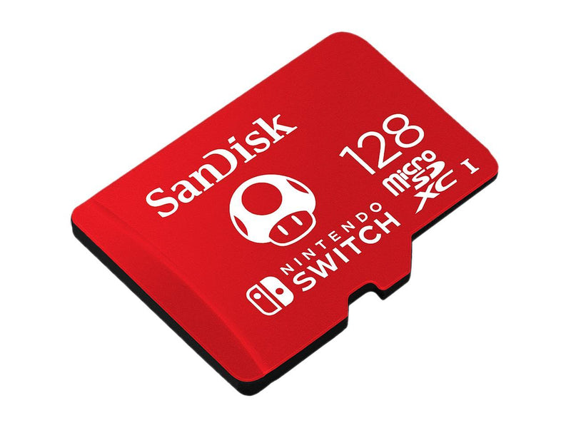 SanDisk 128GB microSDXC-Card, Licensed for Nintendo-Switch - SDSQXAO-128G-GNCZN