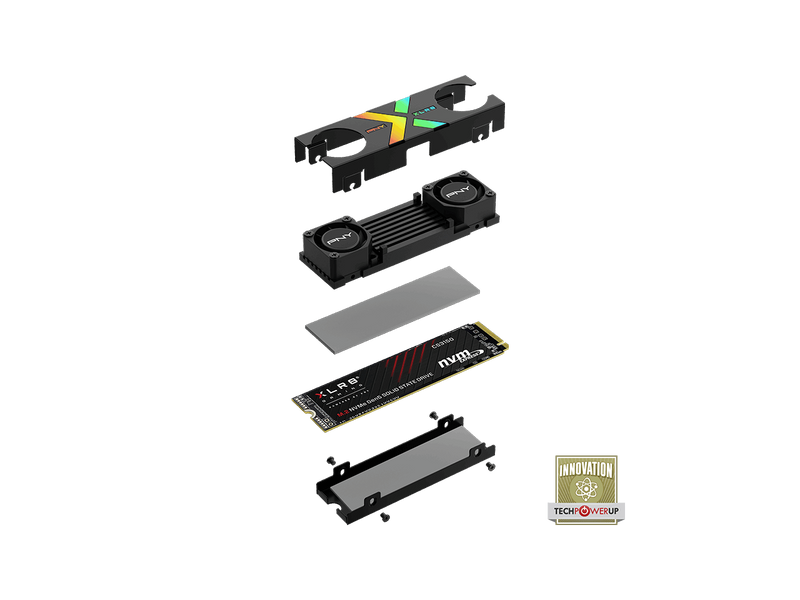 PNY XLR8 M.2 2280 2TB PCI-Express 5.0 x4 3D NAND Internal Solid State Drive