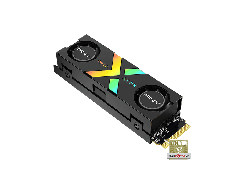 PNY CS3150 XLR8 Gaming Epic-X RGB 1TB PCIe Gen5 x4 NVMe M.2 SSD with RGB Dual