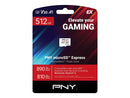 PNY 512GB MicroSD Express microSDXC Memory Card with Adapter up to 890MB/s