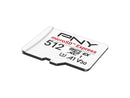 PNY 512GB MicroSD Express microSDXC Memory Card with Adapter up to 890MB/s