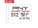 PNY 512GB MicroSD Express microSDXC Memory Card with Adapter up to 890MB/s